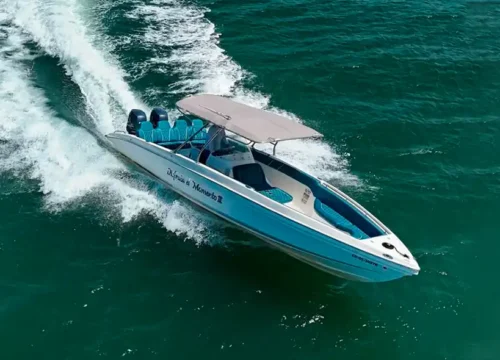 LANCHA DISFRUTA EL MOMENTO DE 28FT