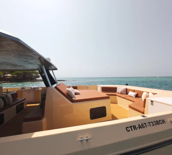 Zona de sol catamaran Alisio de 45 ft